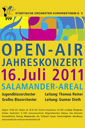 Tanja Würtele, Design - Plakat für das Musikfest
