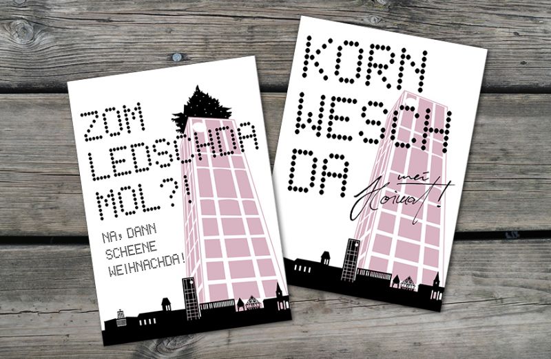 Postkartenserie "Kornweschda Karda"