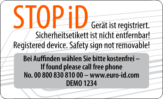 Tanja Wuertele, Design, Print, StopiD Sicherheitsetiketten2